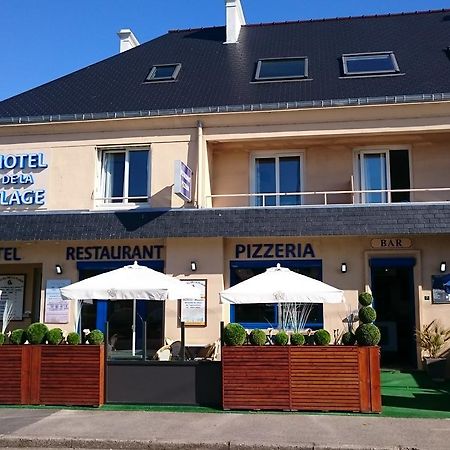 Hotel De La Plage Quinéville Esterno foto