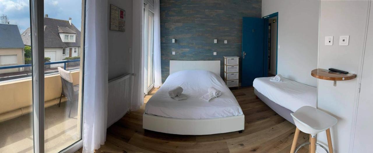 Hotel De La Plage Quinéville Esterno foto