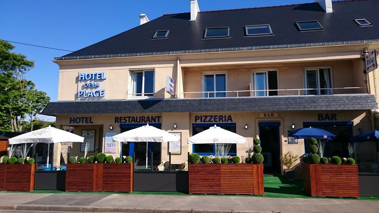 Hotel De La Plage Quinéville Esterno foto