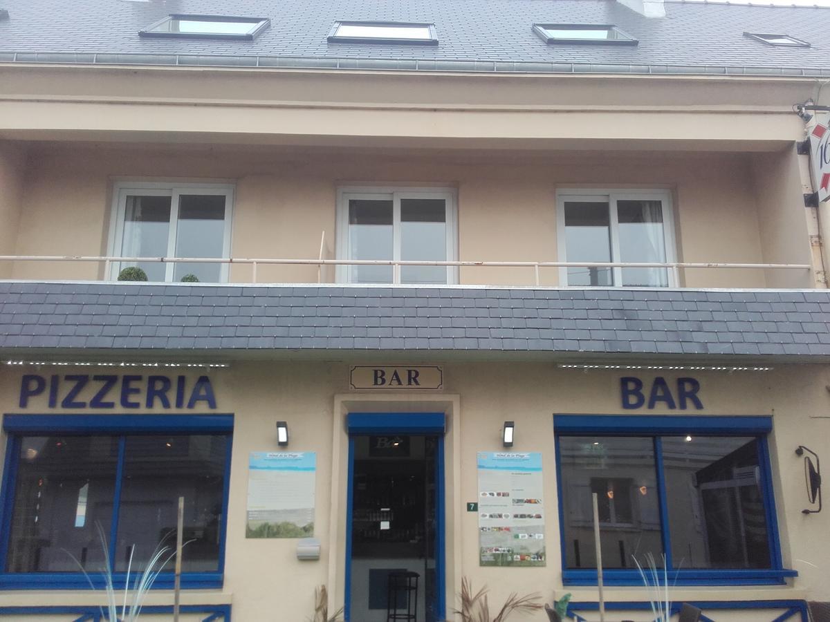 Hotel De La Plage Quinéville Esterno foto
