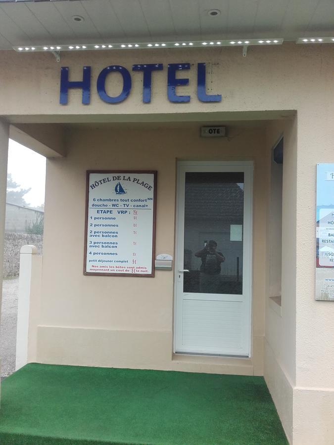 Hotel De La Plage Quinéville Esterno foto