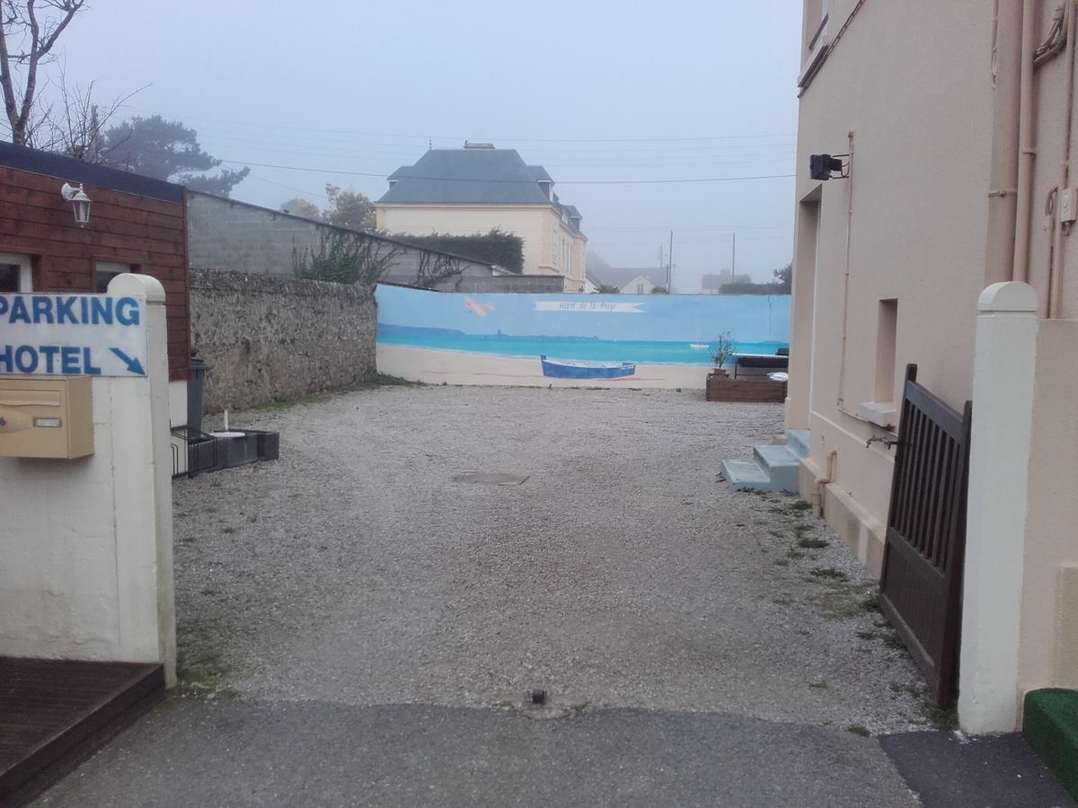 Hotel De La Plage Quinéville Esterno foto