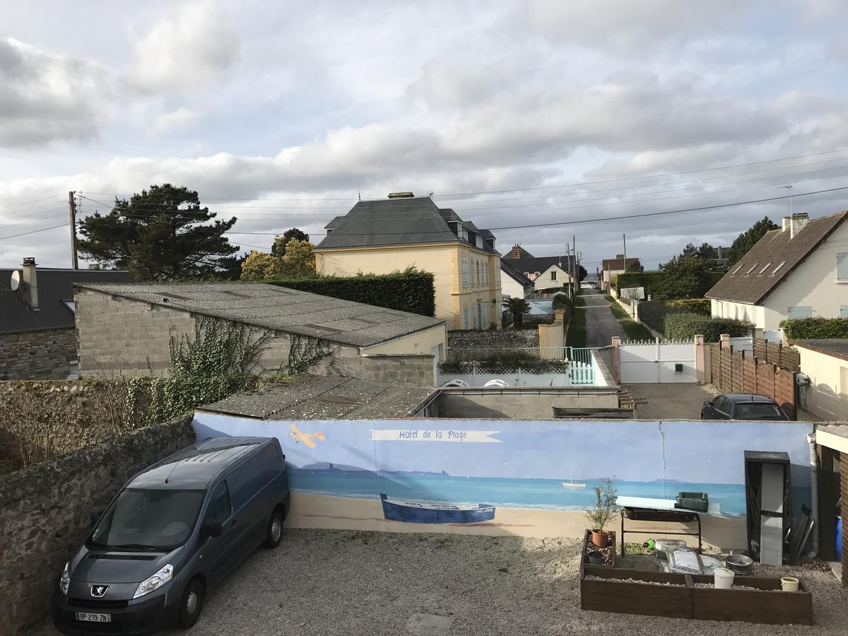 Hotel De La Plage Quinéville Esterno foto